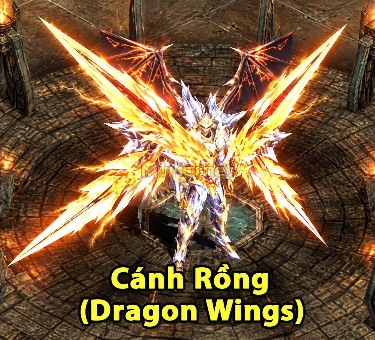 Cánh cấp 2: Cánh Rồng (Dragon Wings) dùng cho Kỵ Sĩ