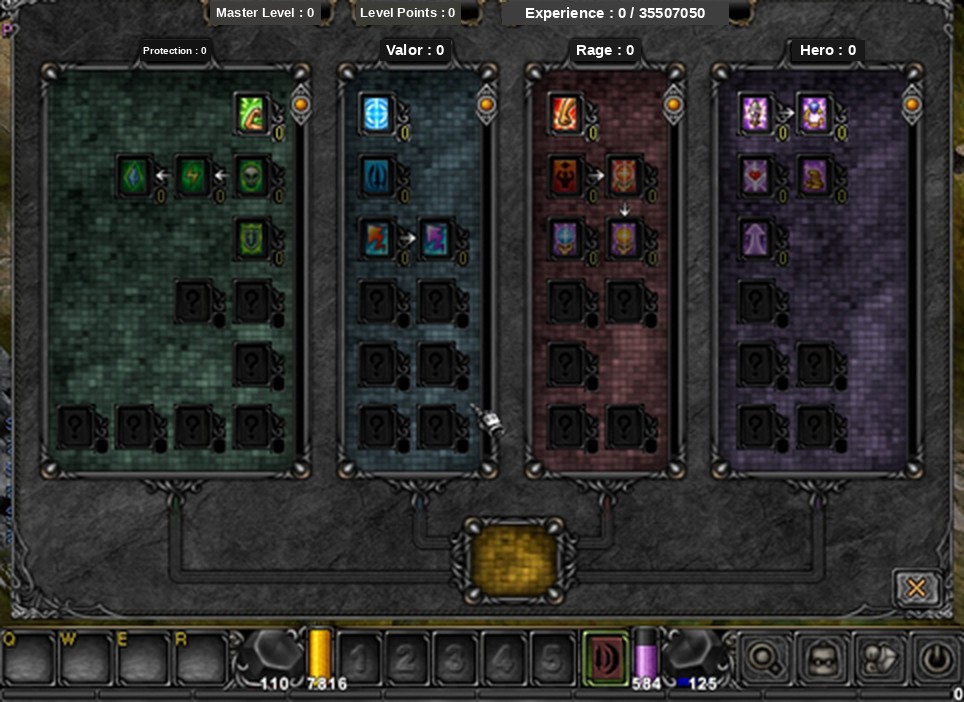 The widened Blade Master master skill tree from Season 3.0 Plus