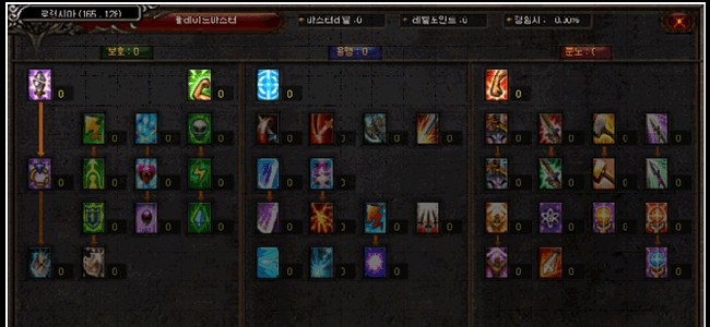 Giao diện master skill tree renewal MU Online Season 6