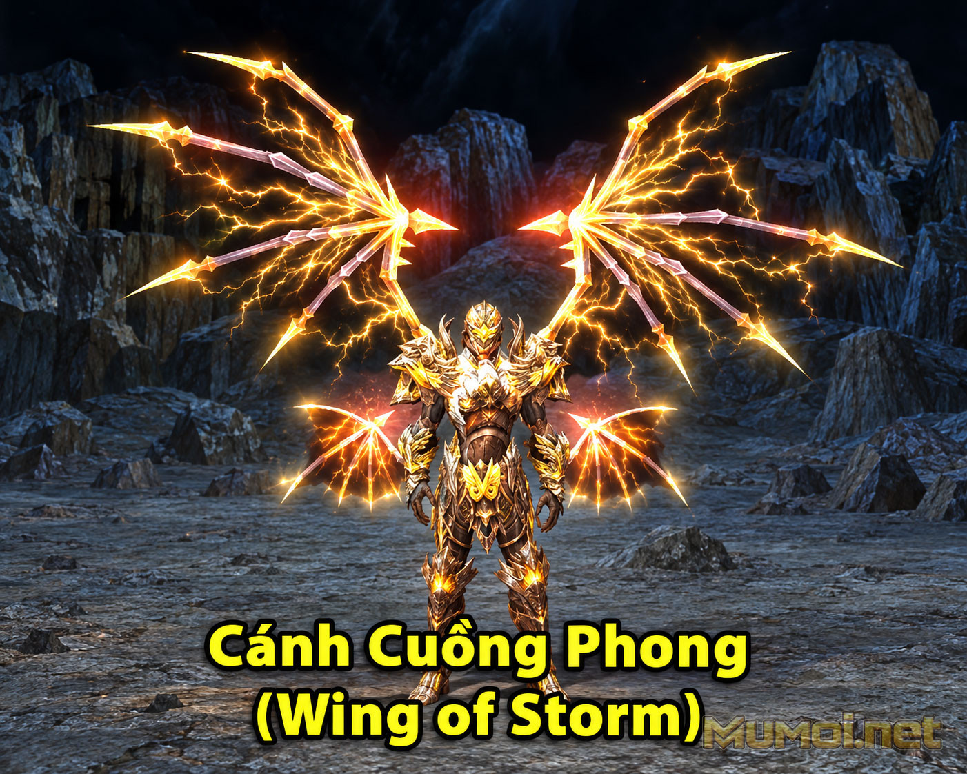 Cánh cấp 3: Cánh Cuồng Phong (Wing of Storm) dùng cho Thiên Tướng