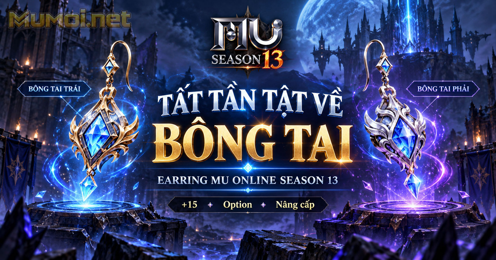 Tất tần tật về Bông tai – Earring MU Online season 13
